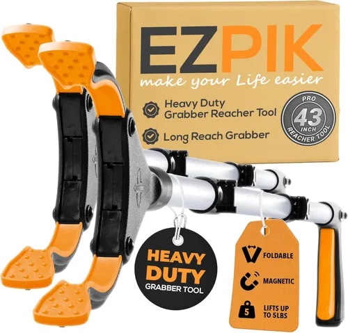 Vista 19 de Ezpik Herramienta de agarre plegable de 32 pulgadas para personas mayores, herramienta de agarre para ancianos, herramienta de alcance resistente