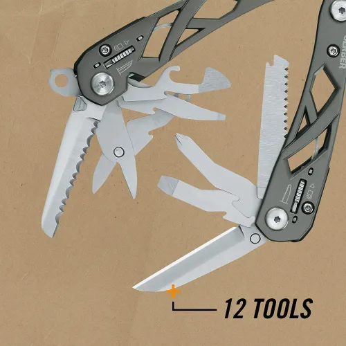 Vista 4 de Herramienta múltiple Fiskars Brands 22-01471, de acero inoxidable, con funda de nailon