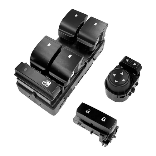 Vista 12 de Interruptor de ventana eléctrica para el lado del conductor y del pasajero, cerradura de puerta y control de espejo, compatible con Chevy Silverado