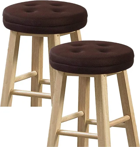 Vista 14 de baibu Cojines de taburete de bar, súper transpirables, redondos, para taburete, color negro, 12 pulgadas, solo un cojín