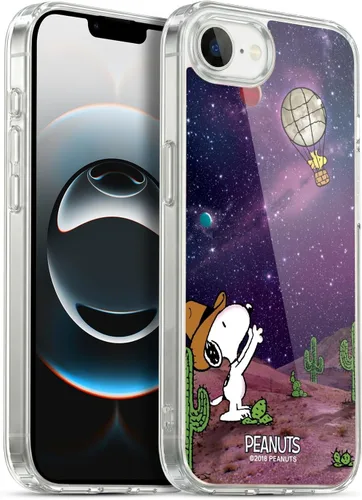 Vista 76 de Head Case Designs Funda de gel con licencia oficial de Peanuts Nebula Balloon Woodstock Snoopy Space Cowboy [protección de grado militar] compatible