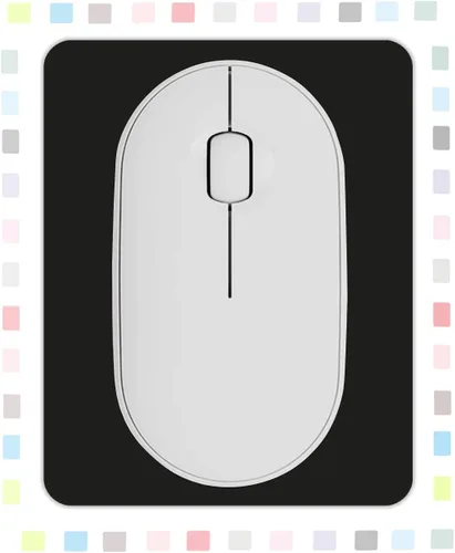 Pequeña alfombrilla rectangular para mouse, solo ocupa espacio para el mouse, mini alfombrilla universal portátil impermeable, con base de pegamento