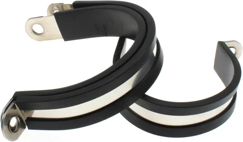 Vista 5 de OZXNO Abrazaderas de cable de 1-34 pulgadas, abrazaderas de tubo de goma de acero inoxidable 304, abrazadera de manguera de metal, abrazadera