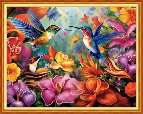 Vista 8 de DMCVIVR Stamped Cross Stitch Kits for Beginners Adults Needlepoint Kits for Beginners Embroidery Kits for Adults Crossstitch Kit for Beginners