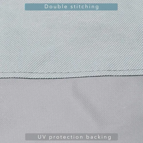 Vista 5 de Cubierta de mesa de billar de lona de poliéster 600D resistente de 7/8/9 pies (7 colores disponibles) (gris, 7 pies)