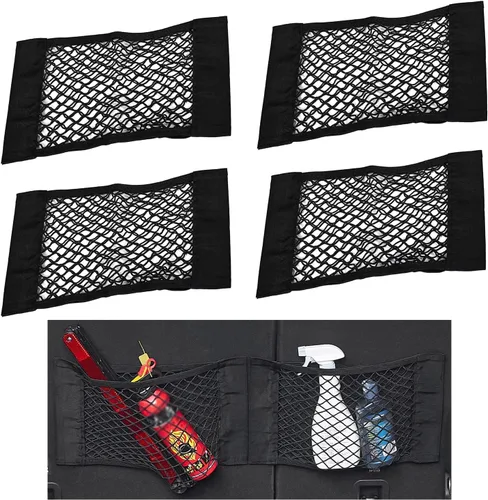 Vista 9 de Red universal de malla para almacenamiento de calcomanías de pared, bolsa organizadora de calcomanías, bolsa de malla de almacenamiento