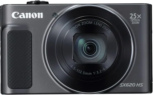Canon PowerShot SX620 Cámara digital con zoom óptico de 25x - Wi-Fi y NFC habilitado (negro) (renovado)