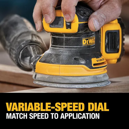 Vista 4 de DEWALT Kit de lijadora orbital aleatoria de 20 V MAX (DCW210P1)