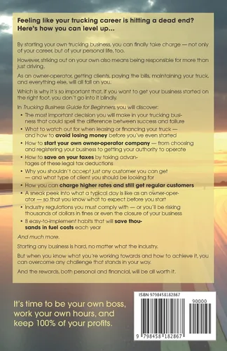 Vista 2 de Trucking Business Guide for Beginners Start Your Owner-Operator Company With Less Headache (Business Guides for Beginners)