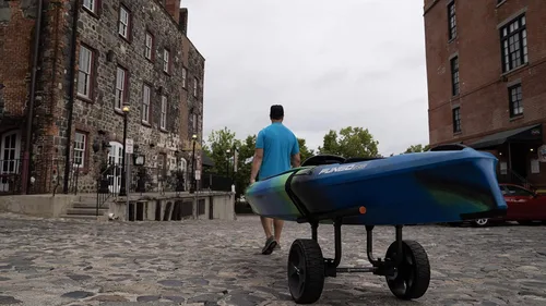 Vista 11 de Wilderness Systems Heavy Duty Kayak Cart - for Kayaks and Canoes