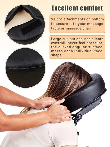 Vista 5 de Kalolary Cojín de masaje para mesas de masaje, reposacabezas universal de media luna, reposacabezas para cuello, almohada para sillas de masaje