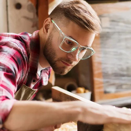 Vista 6 de Gafas de seguridad antivaho con protección ocular, gafas de bloqueo de luz azul para mujeres y hombres