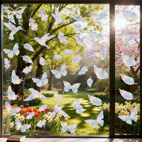 Vista 7 de 81 calcomanías de Pascua para ventana, calcomanías de Pascua para ventanas de vidrio, calcomanías de conejo de Pascua para ventanas, calcomanías