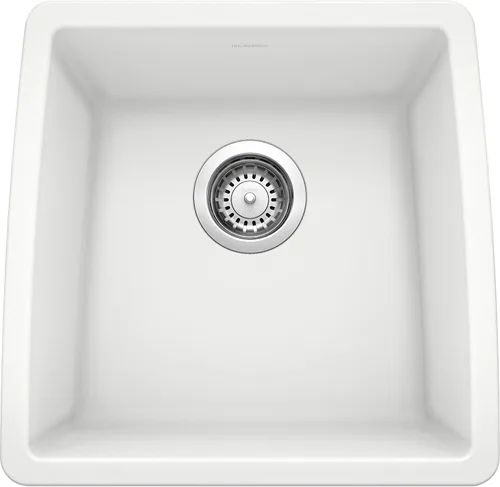 Vista 8 de Fregadero Blanco Performa Silgranit II Cascada., 440079