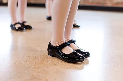 Vista 9 de Dance Class Molly Jane Zapatos de tap, planos, unisex, para niños