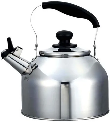 Vista 9 de JapanBargain 4061, hervidor de té japonés con cuello de cisne para verter sobre café y té, acero inoxidable, compatible con estufa de calor
