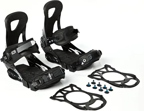 Vista 8 de XCMAN Fijación de snowboard para exteriores de montaña Bota talla 6-9 de EE. UU