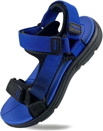 TISGOTAN Sandalias de verano para niños, sandalias de senderismo con correas ajustables para niños pequeños y grandes