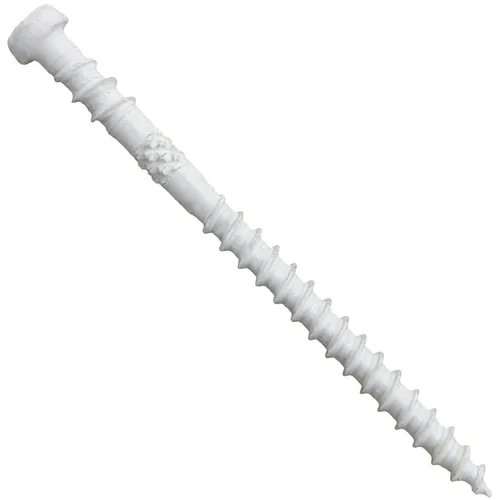 Vista 59 de Tornillo de madera compuesto gris castillo de 2-3/4 pulgadas, cabeza de accionamiento Torx/Star Drive Head - Recubierto Exterior - Compatible