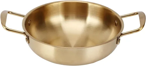 Vista 7 de PENO Olla de ramen, olla de fideos de acero inoxidable, oro para uso doméstico