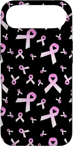 Vista 27 de Pink Ribbon Pattern Mestastatic Breast Cancer Awareness Case for iPhone 17