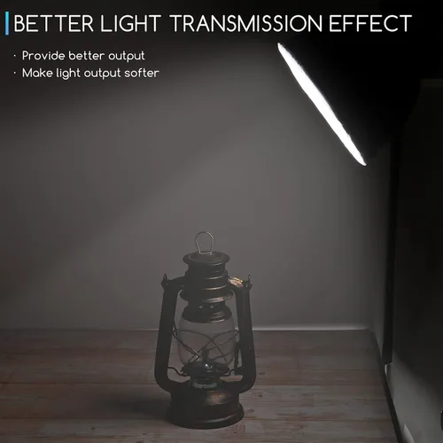 Vista 6 de 4 Pieces Diffuser Lamp Sock Soft Cover 7 Inches/ 18 cm Standard Cloth Diffuser Light Sock Lampshade Reflector Lamp for Strobe Flash Light