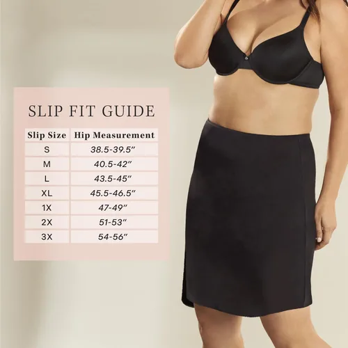 Vista 5 de Jones Nueva York sedoso Spandex 23" mitad Slip (620123)