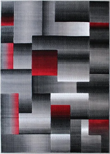 6 Feet X 9 Feet · Rojo