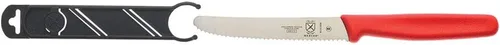 Vista 9 de Mercer Culinary Cuchillo de barra, negro, borde liso de 4 pulgadas, punta puntiaguda