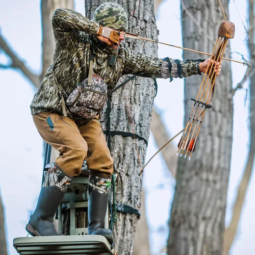 Vista 6 de HISEA Botas de lluvia de goma para hombre, botas de caza aisladas, botas de trabajo de neopreno impermeables para pesca agrícola, 6