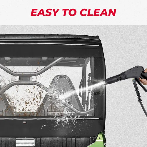 Vista 5 de KEMIMOTO Teryx - Parabrisas trasero suave compatible con Kawasaki Teryx 4 800 2013-2025, suave ventana trasera completa, transparente, a prueba