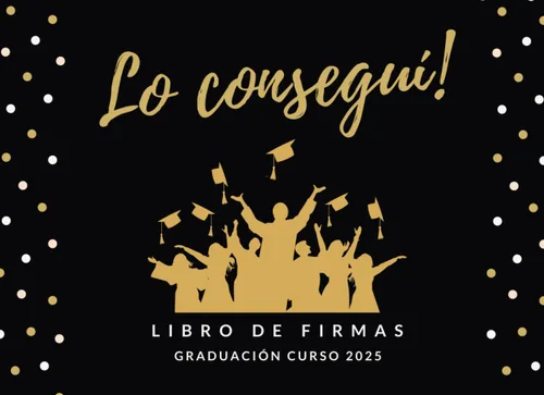 LO CONSEGUÍ! LIBRO DE FIRMAS DE GRADUACIÓN AMIGOS Y FAMILIARES FIRMAN Y DEJAN SUS COMENTARIOS Y SUS MEJORES DESEOS INCLUYE REGISTRO DE REGALOS