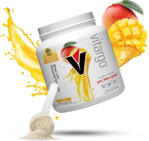 Vista 10 de Vitargo Polvo de carbohidratos, digestión 2 veces más rápida: ponche de frutas de 68.3 onzas, sin hinchazón, sin choque, pre, intra y post, polvo