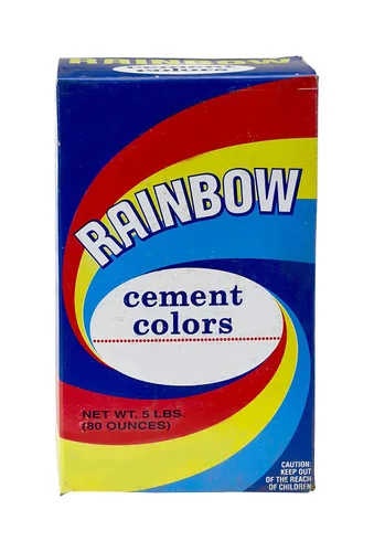 Mutual Industries Color de cemento arcoíris, caja de 5 libras, azul cemento