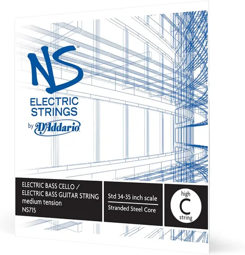 Vista 6 de D'Addario Violonchelo A para bajo eléctrico Ns (NS713)