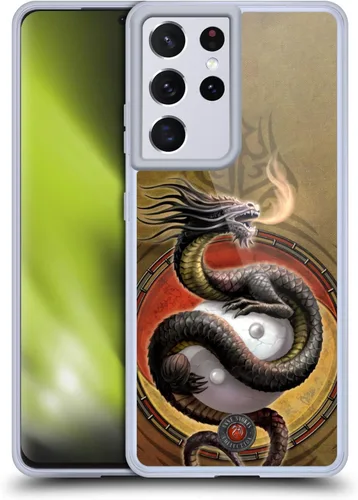 Vista 231 de Head Case Designs Officially Licensed Anne Stokes God's Hammer Guardian Dragons Gel Case [Military Grade Protection] Compatible with Samsung Galaxy