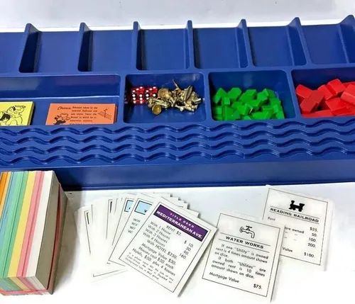 Vista 3 de Parker Brothers Monopoly Deluxe Edición de aniversario