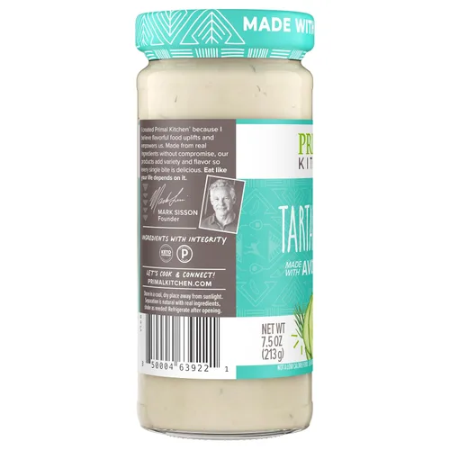 Vista 8 de Primal Kitchen Salsa tártara, 7.5 oz