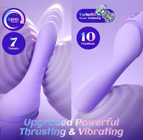 Vista 6 de Remote Control Realistic Adult for Women Today 9 Powerful Modes Thrusting Stimulation with Strong Suction Cup for Hands Free Play Electric Machine