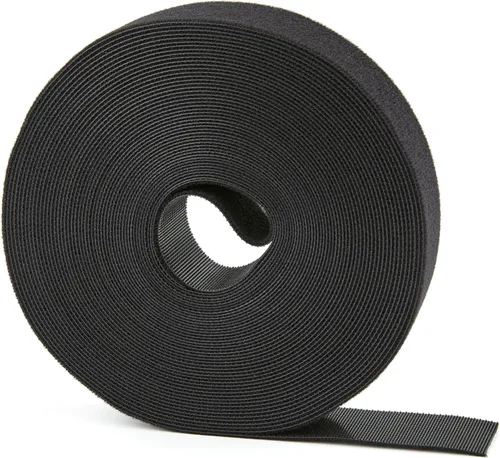 Vista 18 de Rollo de gancho y bucle de 100 pies x 1/2 pulgada, bridas de sujeción reutilizables, correas de cables multiusos para organizar el hogar, la oficina