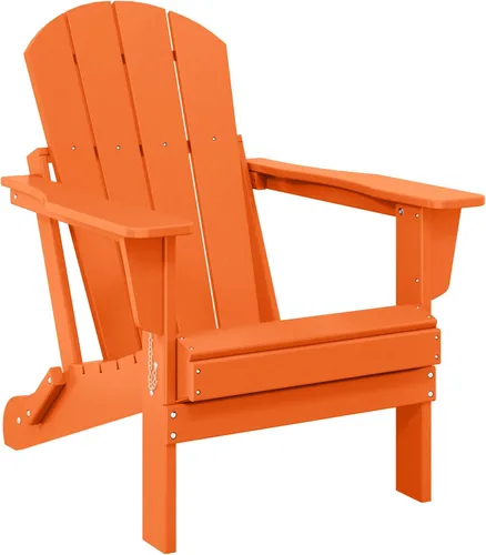 Vista 13 de Westin Outdoors Laguna WO Home - Silla plegable Adirondack para exteriores, muebles retro tradicionales para el hogar, para playa, balcón, patio