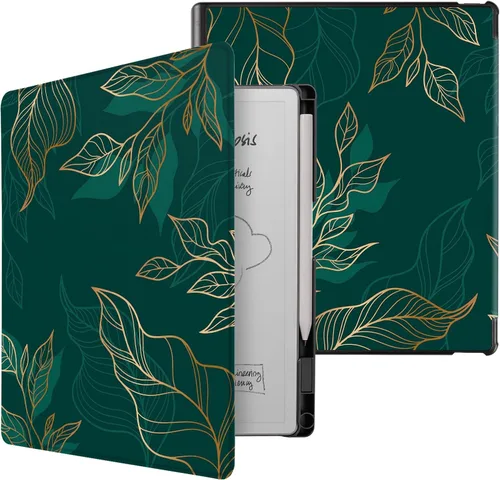 Vista 66 de CoBak Funda de cuero genuino para tableta de papel Remarkable 2 - Funda protectora de libro tipo folio con respaldo duro y ligero y soporte