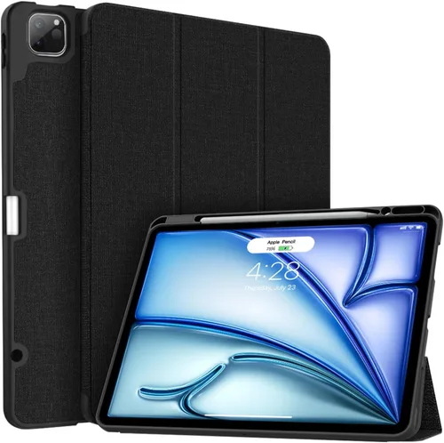 Soke Funda para iPad Air de 13 pulgadas M3/M2 (2025/2024) y iPad Pro de 12.9 pulgadas 6ª/5ª (2022/2021) con soporte para lápices, [protección de