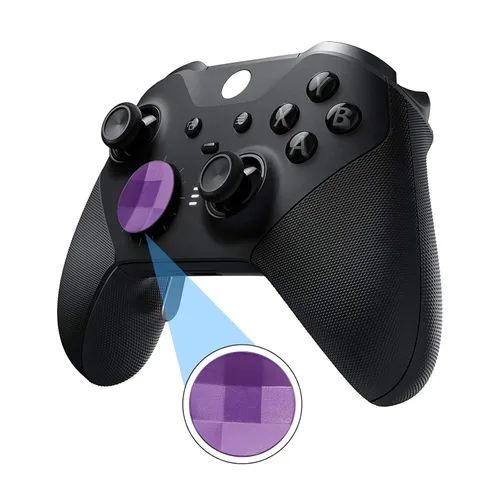 Vista 5 de 4 pcs Trigger Paddles and 2 Interchangeable D-Pads Metal Stainless Steel Replacement Parts for Elite Series 2 and Xbox one Elite Controllers