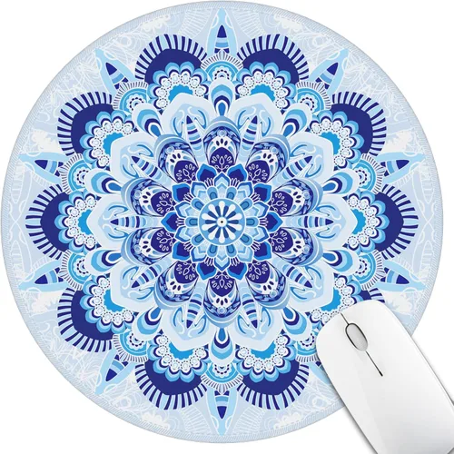 Vista 8 de Hancynir Paquete de 2 alfombrillas para mouse con diseño de basurero en llamas, divertida y bonita alfombrilla de mouse para accesorios