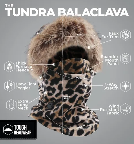 Vista 3 de Pasamontañas de vellón, máscara facial de invierno para hombres y mujeres