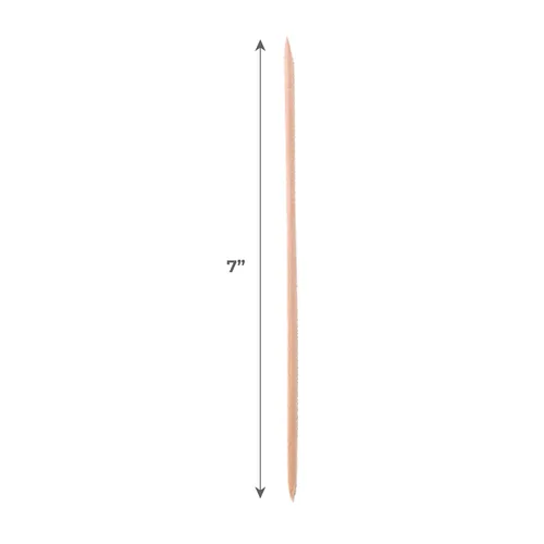 Vista 4 de ForPro Palitos de cutícula de madera de abedul, doble cara, empujador de cutículas multiusos para manicura y pedicura, 7 pulgadas de largo, 500