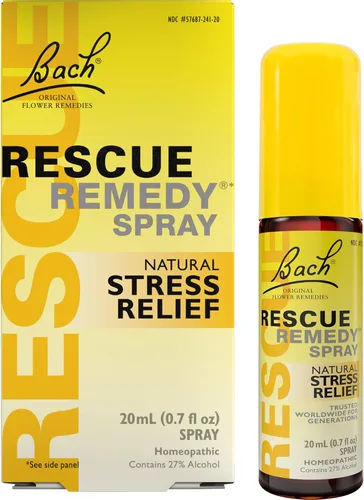 Vista 7 de Remedio natural de rescate Bach que alivia rápidamente el estrés en aerosol de 20 ml, 741273013976, 1, 1