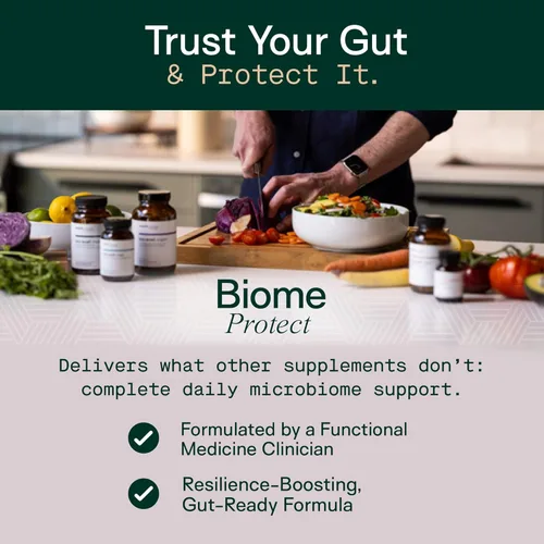 Vista 8 de Adapt Naturals - Prebióticos 4 en 1 para proteger el bioma, suplemento de probióticos, postbióticos y polifenoles para microbioma, salud intestinal