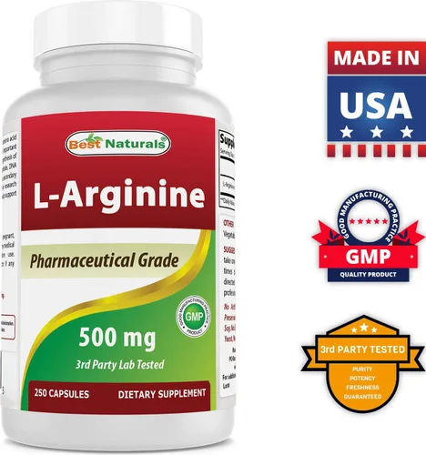 Vista 6 de Best Naturals L-Arginina 500mg y L-citrulina 1500mg